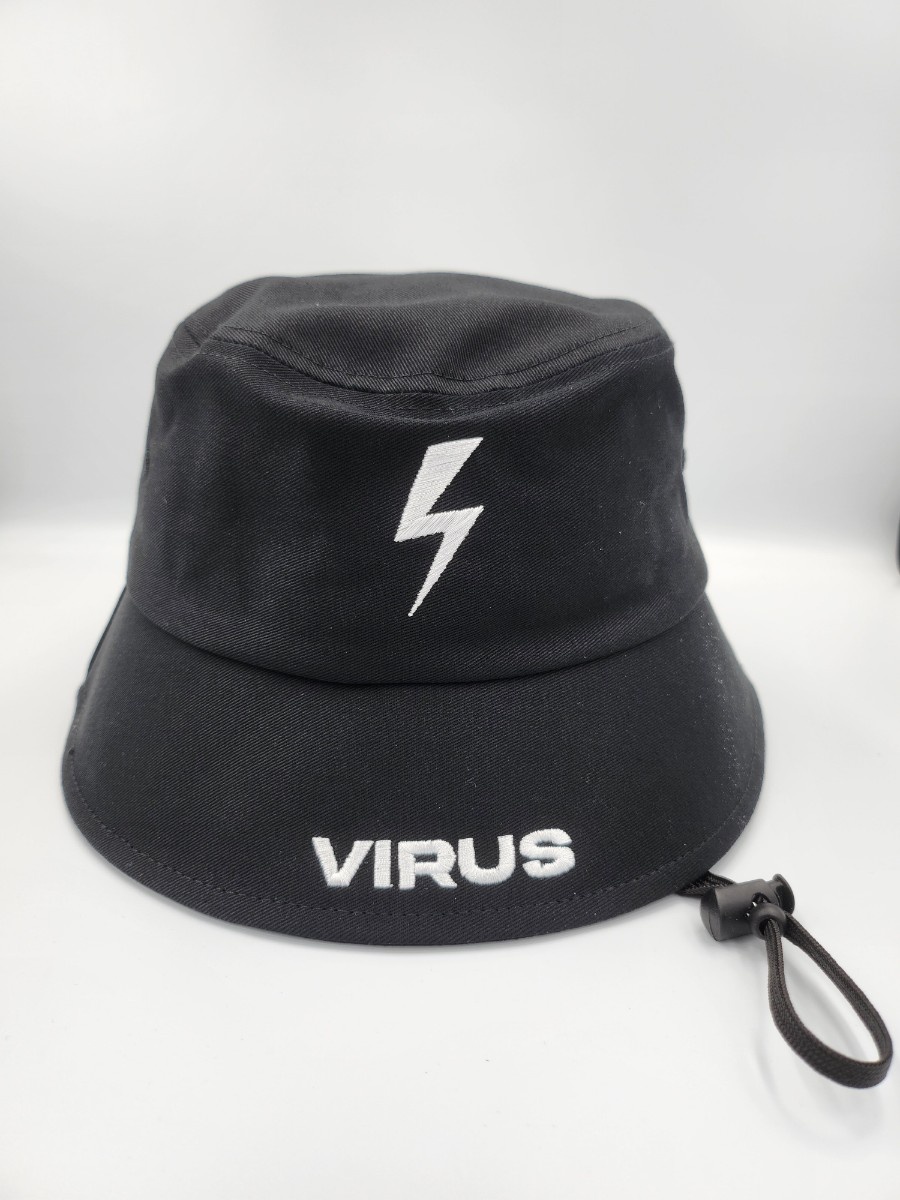 바이러스로고 버킷햇 블랙 VIRUS BUCKET HAT BLACK